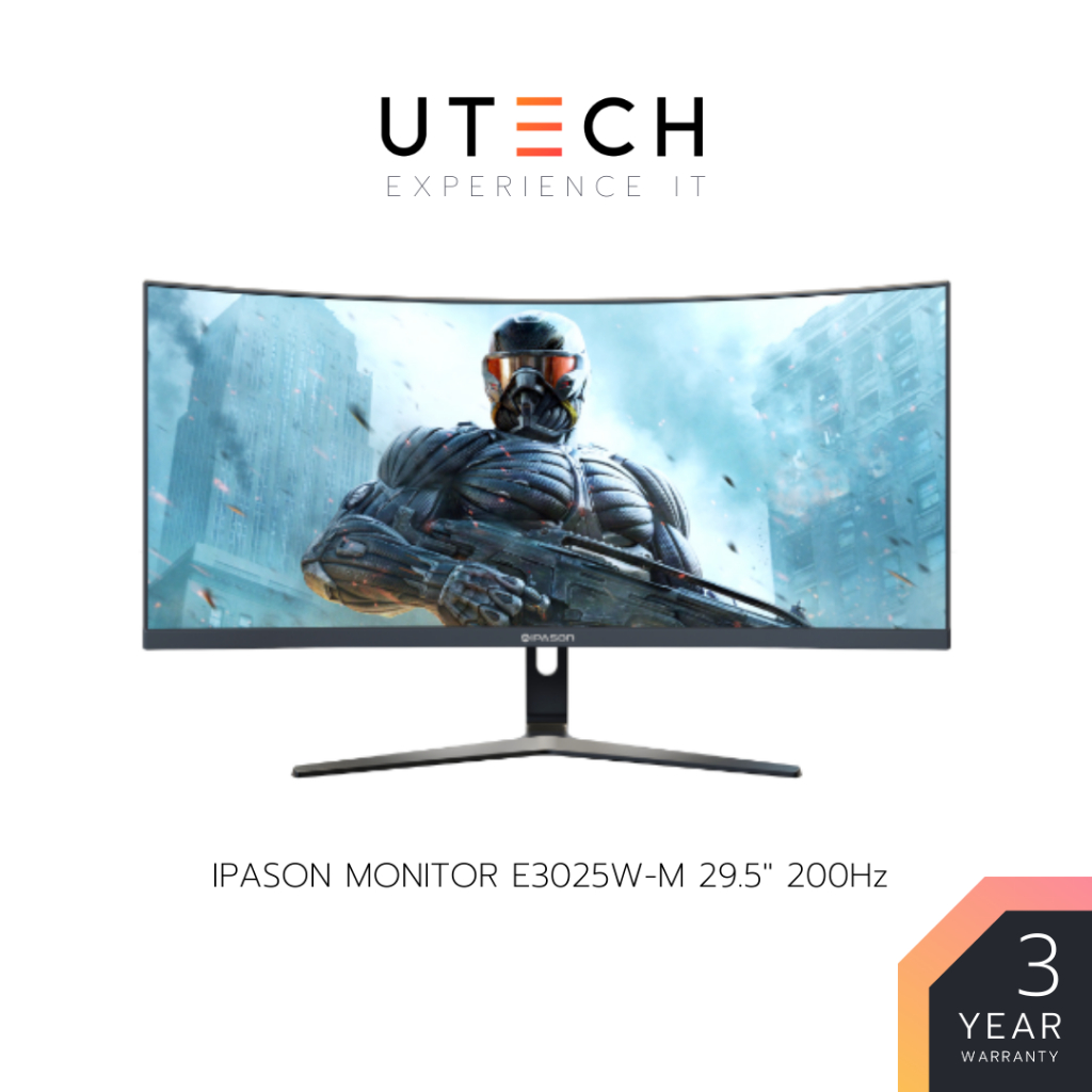 IPASON MONITOR E3025W-M 29.5" 2560*1080 VA 200Hz Warranty 3 year by Devas IPASON by UTECH