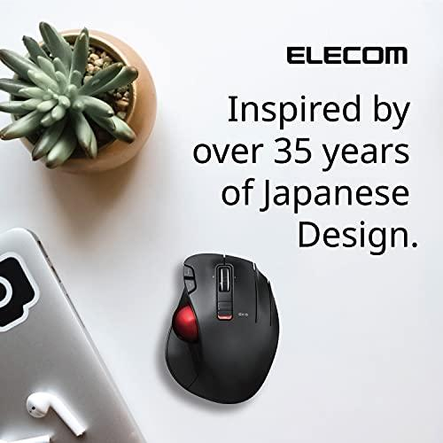 ELECOM EX-G Trackball Mouse for lap top Wired Wireless Thumb Control Ergonomic Design mouse with trackball