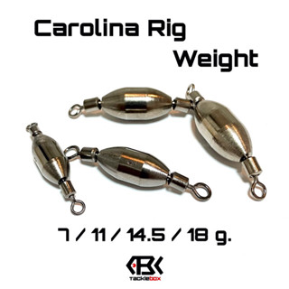 ตะกั่วแคโรไลน่า แคโรไลน่าริก Carolinarig Carolina rig ตกปลาทะเล สีขน