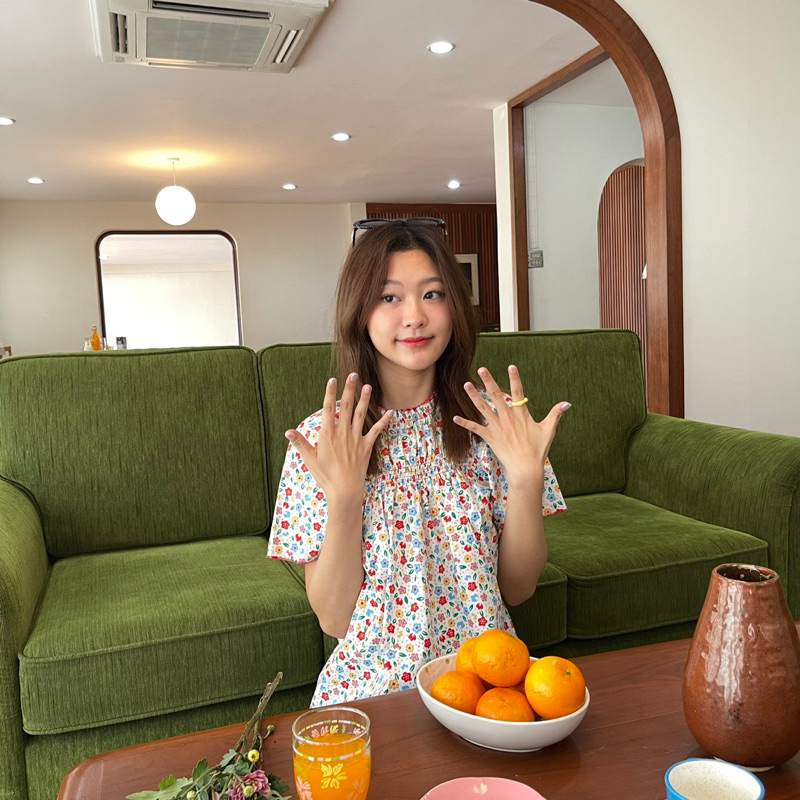 Flower mojitop เสื้อลายดอกไม้