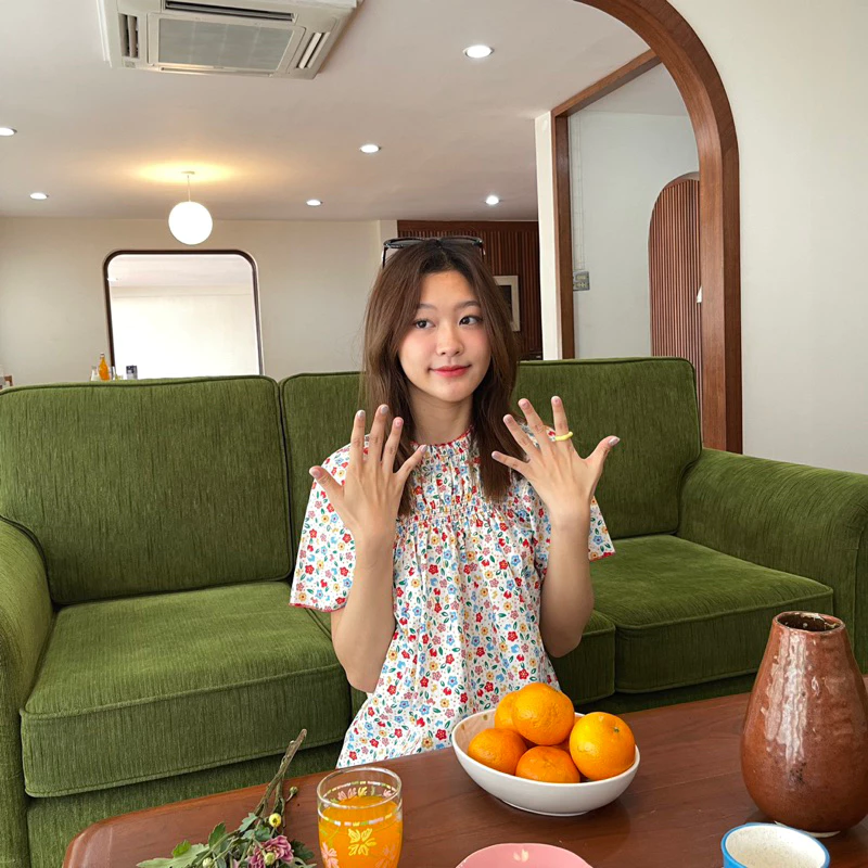 Flower mojitop เสื้อลายดอกไม้