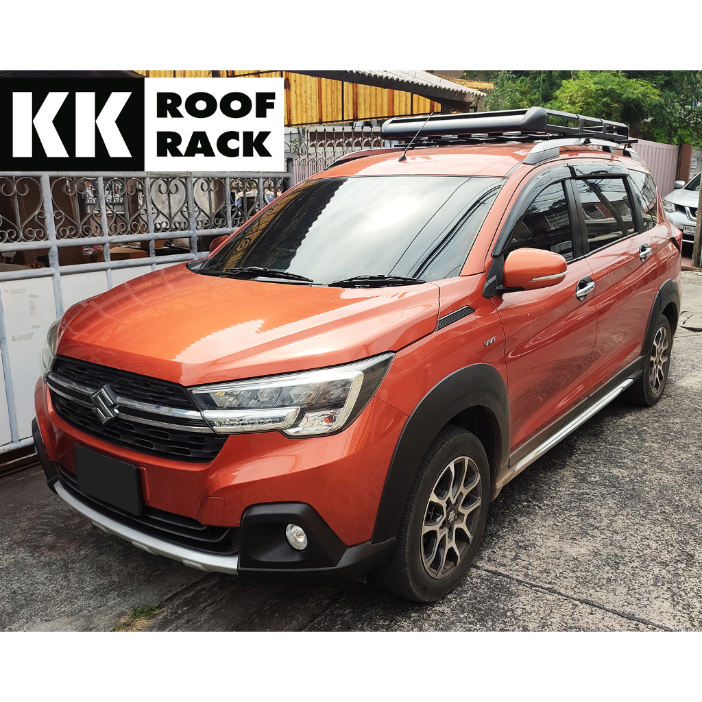 แร็คหลังคา ถาดอลูมิเนียม Suzuki XL7 ของใหม่ ไม่เจาะหลังคา [F1-0L]
