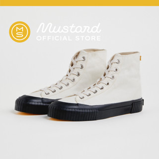 Mustard Sneakers Bumper Hi Top 2.0 Coal White รองเท้าผ้าใบ