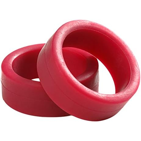 ยางมารูน Tamiya 95208 ล้อกลาง ไม่สกรีน Low Friction Low Profile Tires (2 Tires, Maroon) ของใหม่ ของแท้ 100%