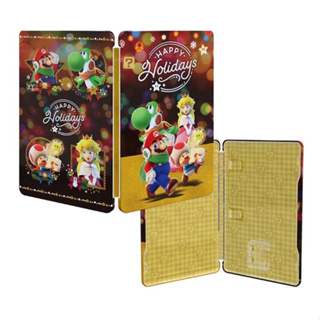 [RARE] NINTENDO SWITCH : 2021 MARIO HAPPY HOLIDAYS STEELBOOK กล่องเหล็ก Exclusively Nintendo ของใหม่ หายาก ของแท้ 100%