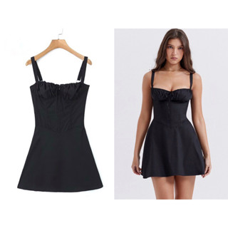 เดรสกระโปรง Freyja Black Dress 🖤🐼