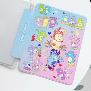 💫พร้อมส่ง💫เคสไอแพด Gen9 Gen10 Air5 เคสiPad Care Bears Gen8 10.2 Air4 Case iPad มีที่เก็บปากกา 11pro pro9.7 10.5 rainbow