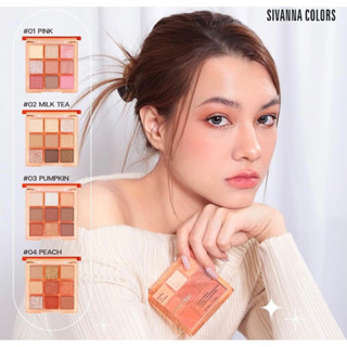 HF194 Sivannaa Eyeshadow สิวันนา อายแชร์โดว์ 9 ช่อง