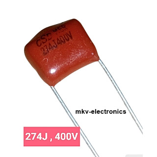 (1ตัว) 274J , 400V Mylar Capacitor (รหัสสินค้า M02075)