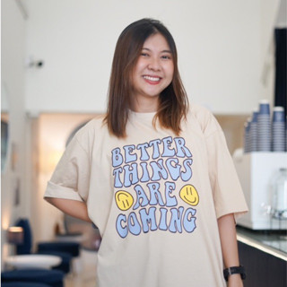 เสื้อยืด สกรีน ลาย better things พร้อมส่ง🔥