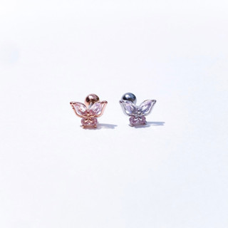 จิวต่างหูเกาหลี More Than Piercing: A235 Kayle Butterfly