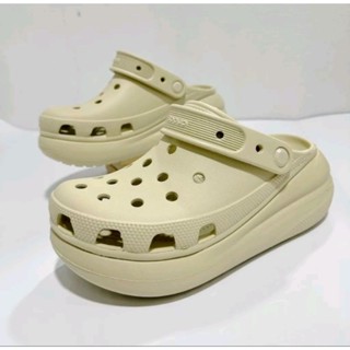 รองเท้าแตะ Crocs Classic Mega Clog ผู้หญิง ส้นสูง มีไชส์35–40รองเท้าสวยสวย