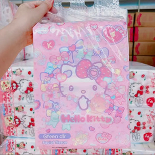 ทิชชูเช็ดหน้า Sanrio แท้ 70 แผ่น ยกหิ้ว 4 ห่อ