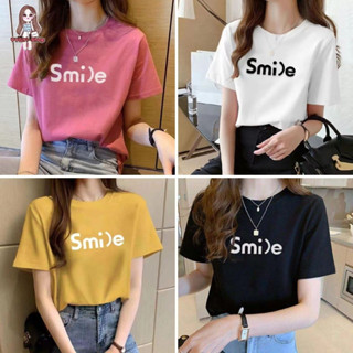 เสื้อยืดวินเทจผู้หญิง 🍯เนื้อผ้านุ่มสบาย สีสวย🍯 สกรีนลาย 🛒TS1130