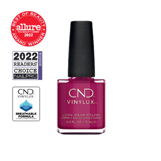 CND VINYLUX สีทาเล็บกึ่งเจล สี Berry Boudoir 0.5 oz. (15 ml.) นำเข้าจากอเมริกา