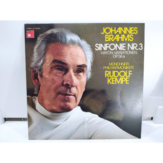 1LP Vinyl Records แผ่นเสียงไวนิล JOHANNES BRAHMS SINFONIE NR.3   (E2B99)