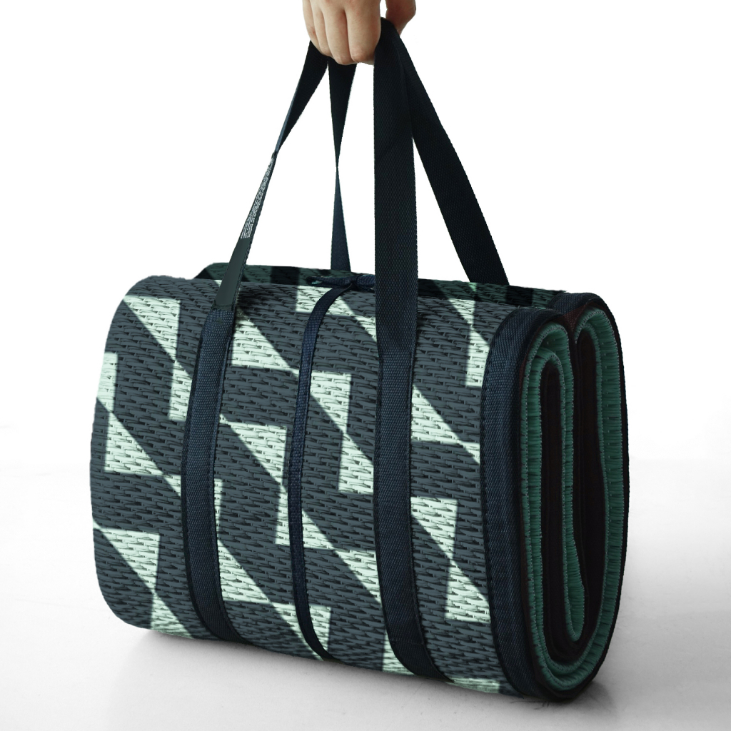 PDM เสื่อพับอเนกประสงค์ ลาย Stride (Mojito) Size M 120x180 cm.