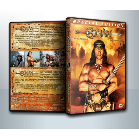 [ DVD Movie มีปก+สกรีนแผ่น-ไม่มีกล่อง ] Conan the Barbarian The Destroyer Red Sonja 1 - 4