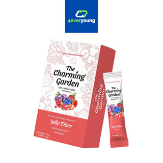 Jelly Fiber The charming garden 1 กล่อง 5 ซอง เจลลี่ไฟเบอร์ ลดหุ่น ลดพุง ลดน้ำหนัก แก้ท้องผูก