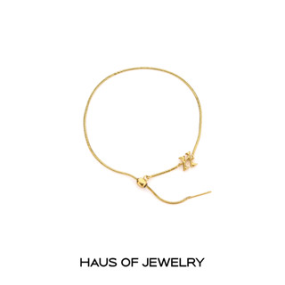 Haus of Jewelry - EVER No.3 Chain Bracelet สร้อยข้อมืองานเงินแท้ 925 แบบที่ 3 สร้อยแบบกลม