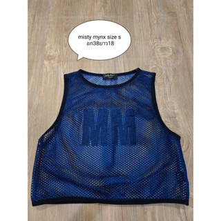 เสื้อครอป misty mist อก38ใหม่กริบ