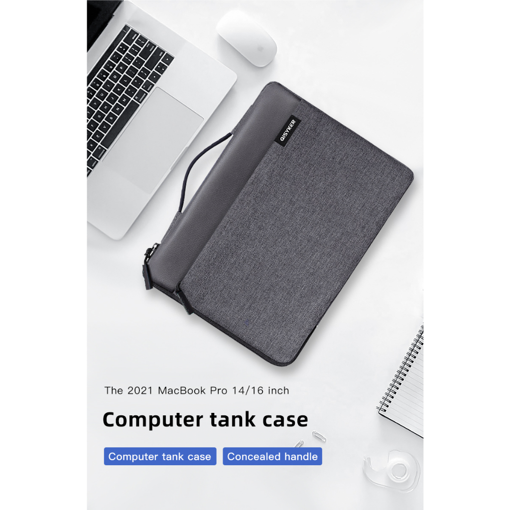 กระเป๋าใส่โน้ตบุ๊ค 360 Protective Laptop Carrying Case for 13-16inchShock-Proof, Spill-Resistant MacBook air pro