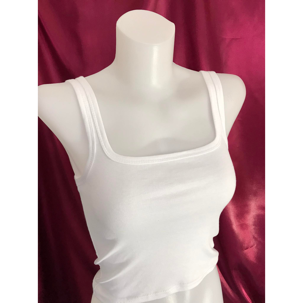 เสื้อกล้ามสั้นหลายแบบสุดฮิต-ผ้ายืด-ปังสุดใส่กับอะไรก็สวยสวมใส่สบายมากเหมาะทุกเทศกาล