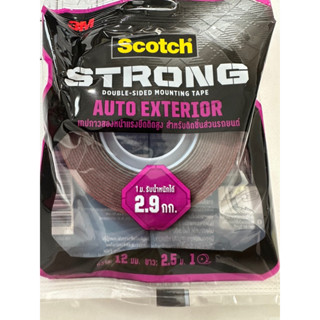 Scotch strong 3M เทปกาวสองหน้า Auto Exterior