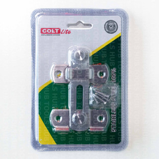กลอนสับสแตนเลส COLT รุ่น 370 ขนาด 4 นิ้ว สีสแตนเลส (ของแท้)กลอนล็อกประตูห้องน้ำ