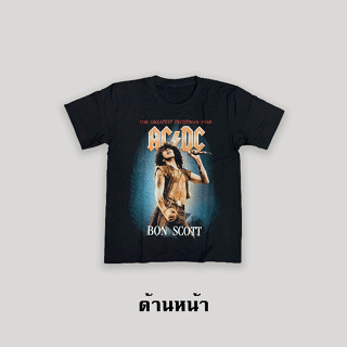 เสื้อยืดแขนสั้นวงร็อค (AD/DC)