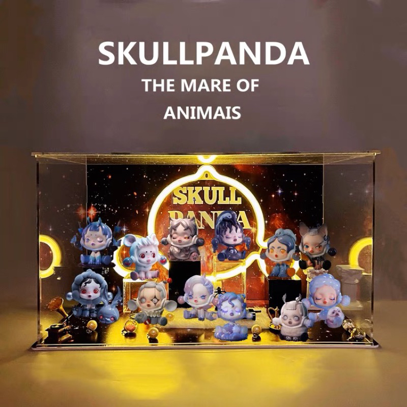 ตู้โชว์ Skullpanda the mare of animals 🕸️🔮กล่องอคิลิคใส่โมเดล พร้อมอุปกรณ์ประกอบฉาก