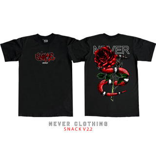 NEVER CLTG เสื้อยืด แขนสั้น รุ่น SNACK V2.2B