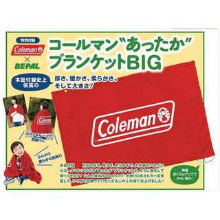 Coleman x BE-PAL ผ้าห่มแคมป์ปิ้ง ผ้าคลุมไหล่ ผ้าพันคอ เสื้อคลุมคาร์ดิแกน