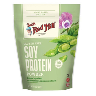 Bobs Red Mill  Soy Protein Powder Gluten Free 397g.โปรตีนถั่วเหลืองชนิดผงกลูเตนฟรี อาหาร เครื่องดื่มผงสำเร็จรูป