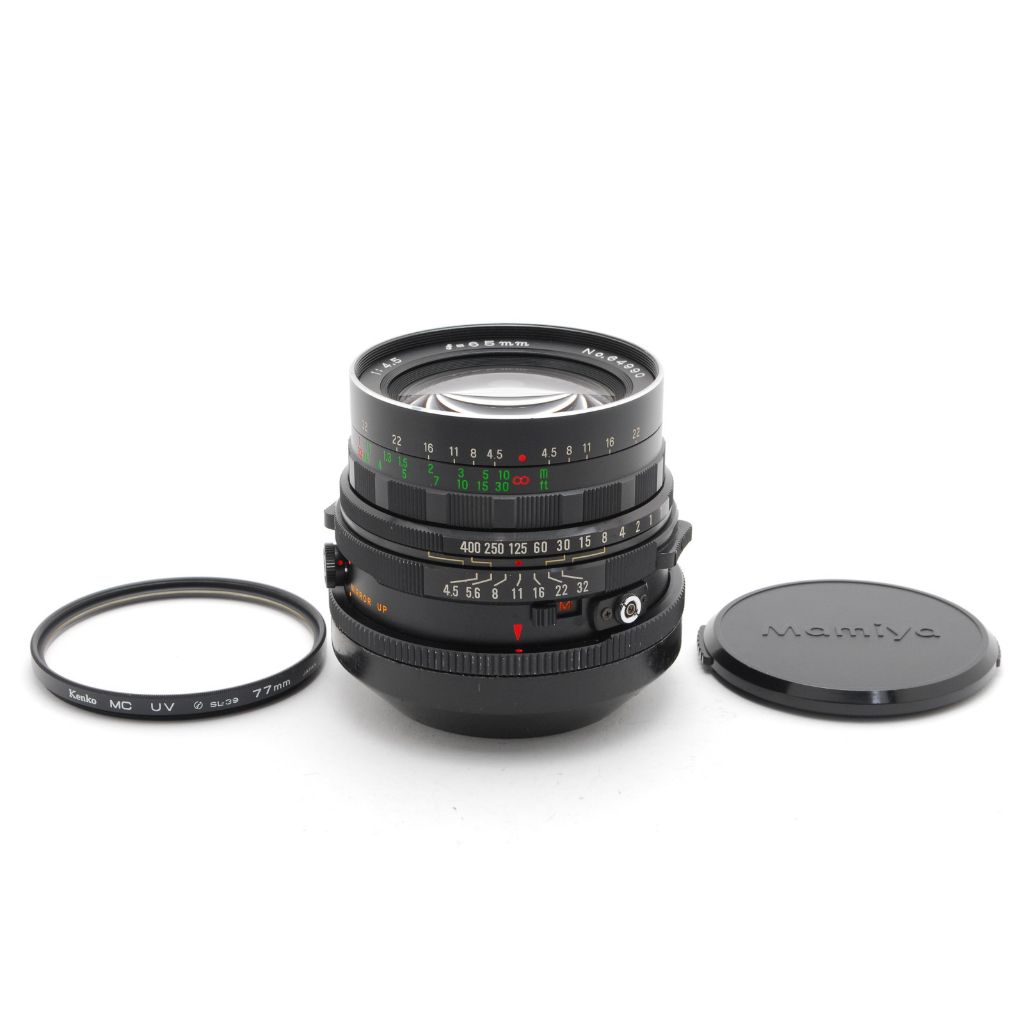NEAR MINT Mamiya SEKOR C 65mm f/4.5 RB67 Pro S SD, Front Cap, Rear Cap, Lens Filter from Japan NEAR 