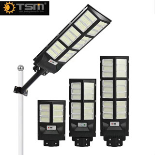 Solar Light ไฟโซล่าเซลล์ LED 450W 350W แสงสีขาวโคมไฟสปอร์ตไลท์รุ่นใหม่พลังงานแสงอาทิตย์