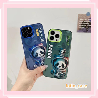 🎁ส่งของขวัญ🎁เคสไอโฟน สำหรับ 11 13 for iPhone Case 14 12 Pro Max น่ารัก แฟชั่น หมีแพนด้า กันกระแทก ปกป้อง เคสโทรศัพท์