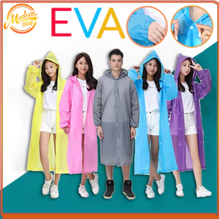 พร้อมส่ง!! เสื้อกันฝน ชุดกันฝน กันน้ำ แบบหนา เสื้อกันฝนผู้ใหญ่ EVA แขนปล่อย แขนจั๊ม คุณภาพดี ทน และมีน้ำหนักเบา
