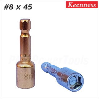 KEENNESS หัว 5/16” ปลาย 8 mm. ไขควงบล๊อคลมแม่เหล็ก 8 มม. แพคเดี่ยว Socket Driver