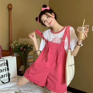 Overalls พร้อมส่งเอี้ยมกางเกง เอี๊ยมยีนส์ กางเกงยีนส์ไซส์ใหญ่ ชุดเอี๊ยม ผ้าคอตตอนอย่างดี 6002
