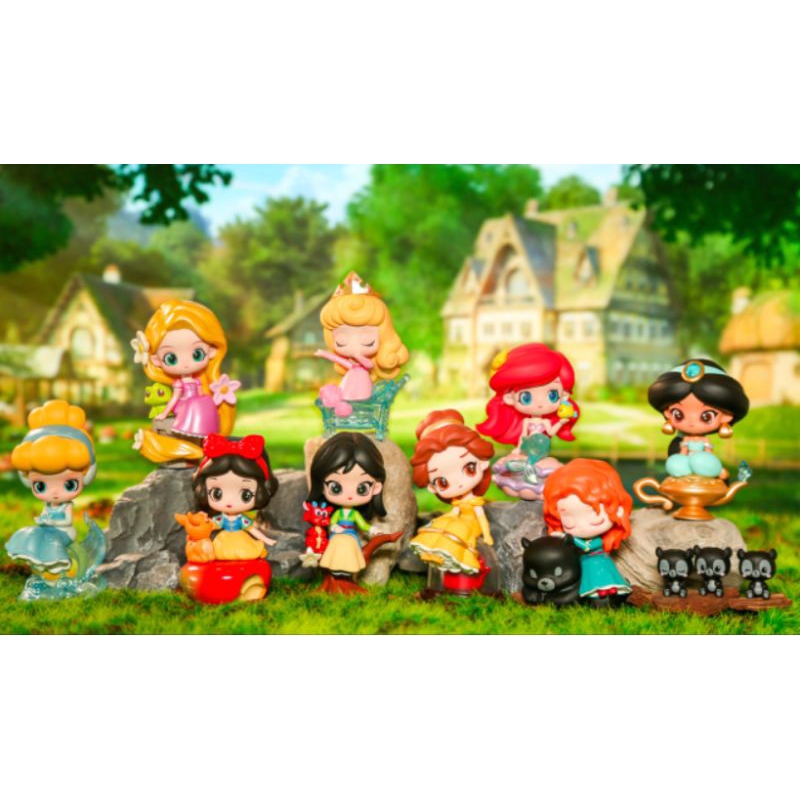 เลือกตัว พร้อมส่งในไทย Disney Princess Fairy Town Series Blind Box