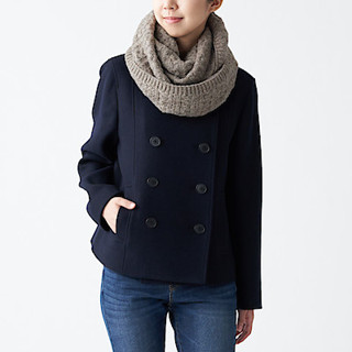 ผ้าพันคอ MUJI Yak Blend Snood ผ้าคลุม #22871853404