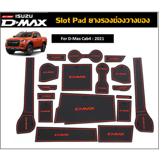 ISUZU Dmax Cab4 Slot pad 18pcs / ยางรองช่องวางของ 18 ชิ้น