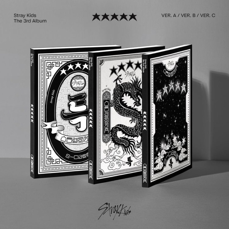 อัลบั้มเปล่า ไม่มีการ์ด - Stray Kids Album the 3rd album 5 star ★★★★★ Ver. A/B/C