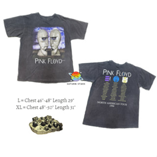 เสื้อยืดฟอก Bio - Pink Floyd ป้าย Tultex/Brockum