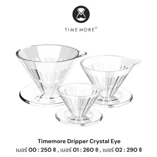 Timemore Dripper Crystal Eye 00 01 02