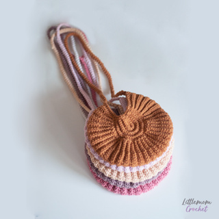 พร้อมส่ง l Crochet bag กระเป๋าถักเชือกฟอก by Littlemomcrochet