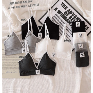 8820 ชุดเซ็ทเสื้อชั้นใน กางเกงชั้นใน ผ้าร่อง สินค้าพร้อมจัดส่ง