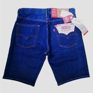 กางเกงยีนส์ขาสั้น ทรงกระบอกเล็ก Levis 505C Men shorts (Customized Slim) Straight Leg,  Zip-Fly