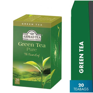 ชาเขียว Ahmad Tea Green Tea (20 Teabags) Halal Certified